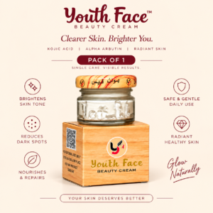 Youth Face Beauty Cream 25g – Pack of 1 | Kojic Acid & Alpha Arbutin